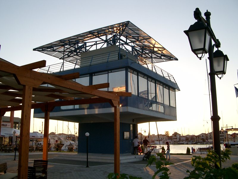 Tower der Marina Lefkas