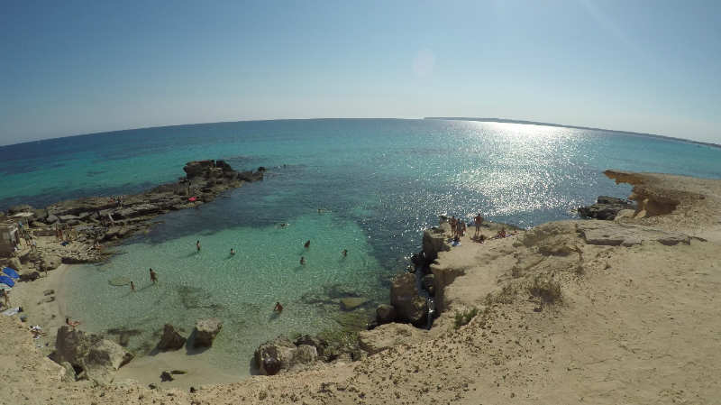 Blick auf die Cala des Mort