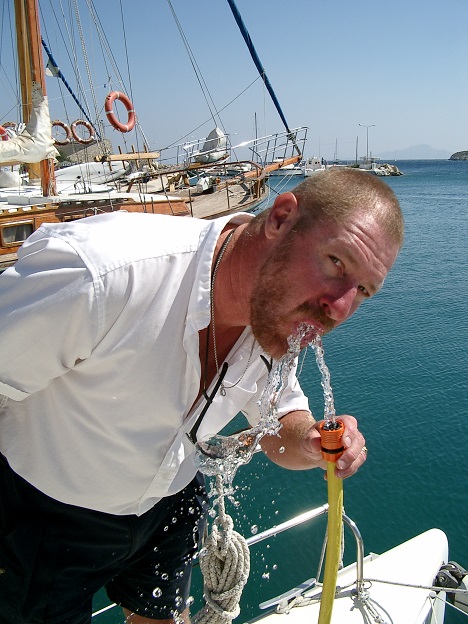 Geschmacksprobe! – VOR dem Bunkern von Wasser