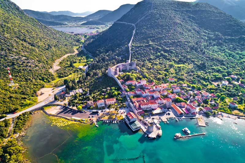 Mali Ston auf der Insel Pelješac