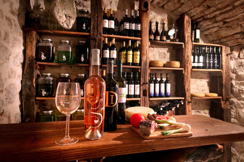 Weinkeller in Podselje auf der Insel Vis